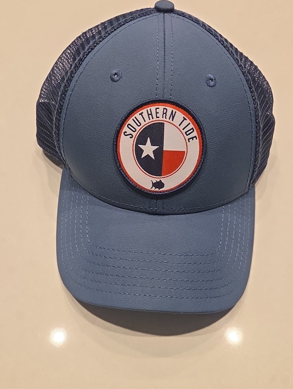 Southern Tide Light Blue Mesh-Back Baseball Cap